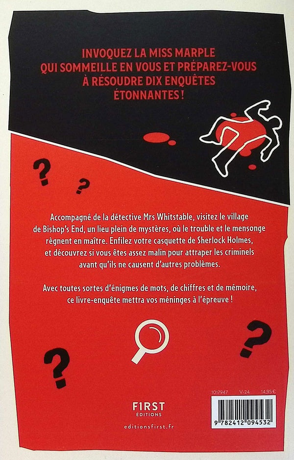 Back cover of Devenez le détective : 80 mystères à résoudre !