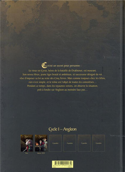 Back cover of Les 5 terres Tome 1 : « de toutes mes forces »