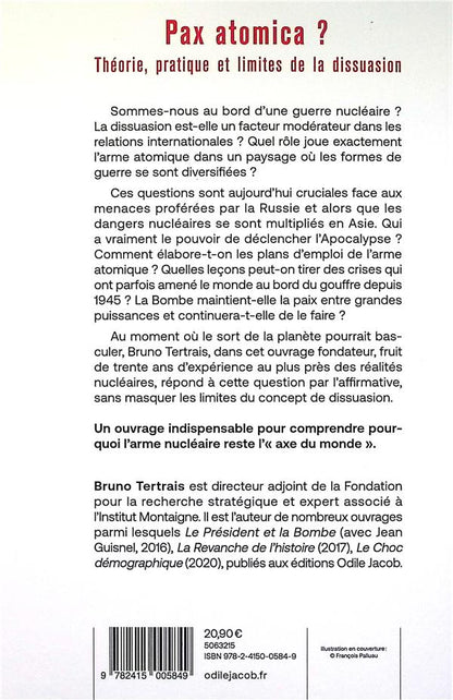 Back cover of Pax atomica ? Théorie, pratique et limites de la dissuasion