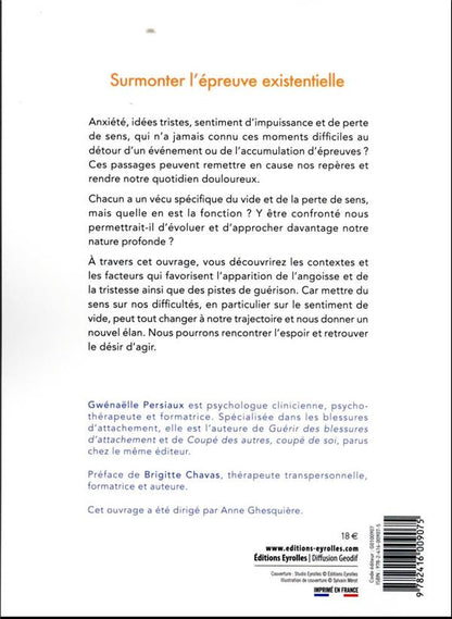 Back cover of Traverser la perte de sens : angoisses, dépression, sentiment de vide... les épreuves qui font grandir