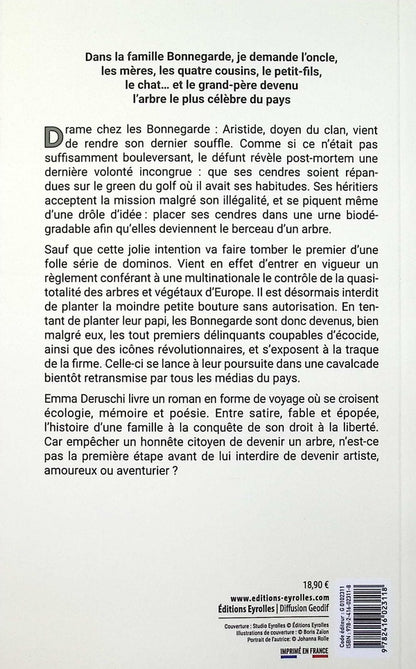 Back cover of L'orange et la poussière