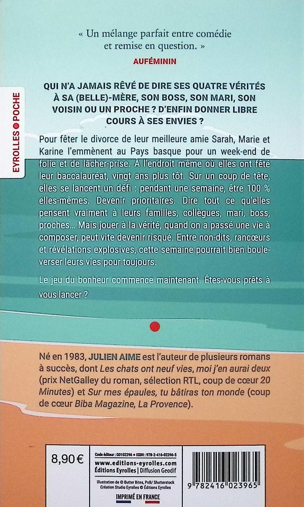 Back cover of Le jeu du bonheur a commencé comme ça