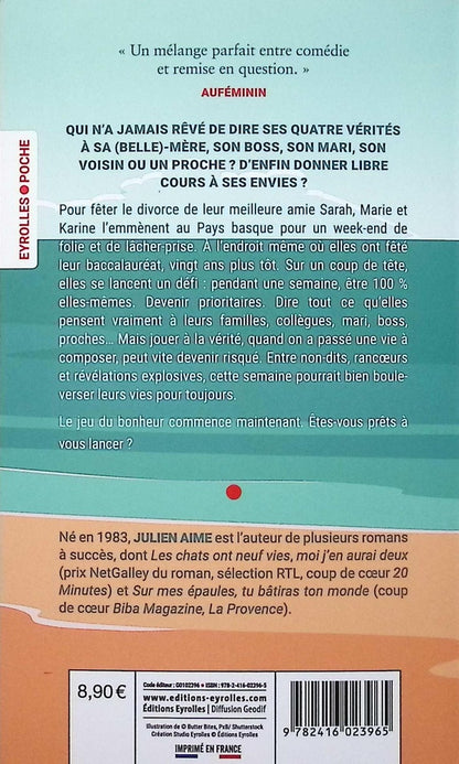 Back cover of Le jeu du bonheur a commencé comme ça