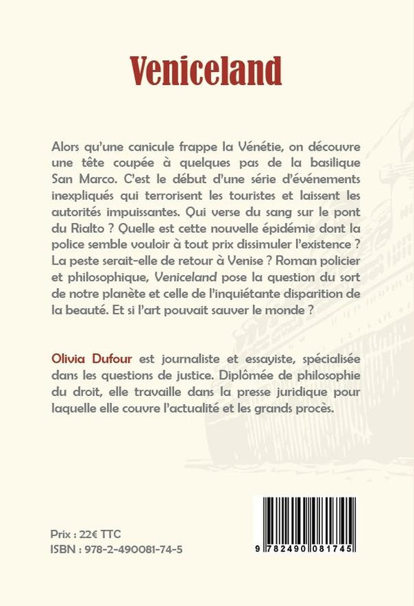 Back cover of Veniceland