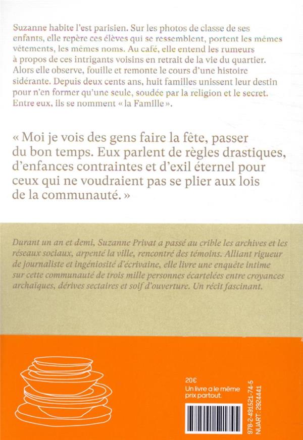 Back cover of La famille ; itinéraires d'un secret