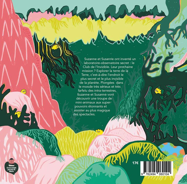 Back cover of Les Chercheuses de l'invisible : Une aventure souterraine