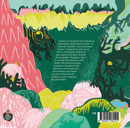 Back cover of Les Chercheuses de l'invisible : Une aventure souterraine