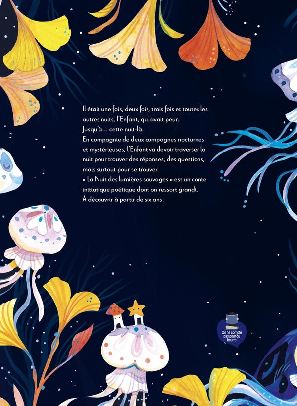 Back cover of La nuit des lumières sauvages