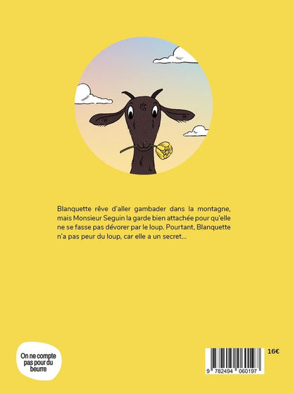 Back cover of Bye Bye Monsieur Seguin