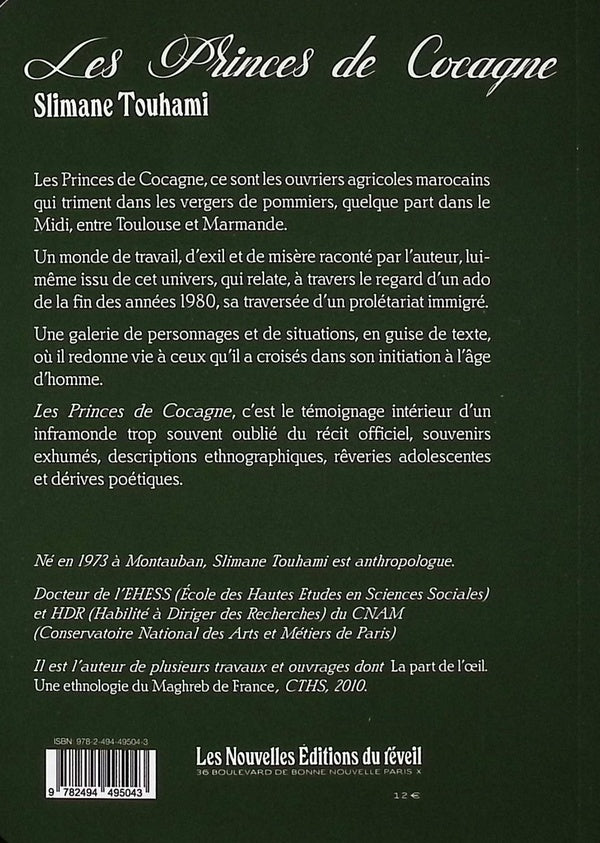 Back cover of Les Princes de Cocagne