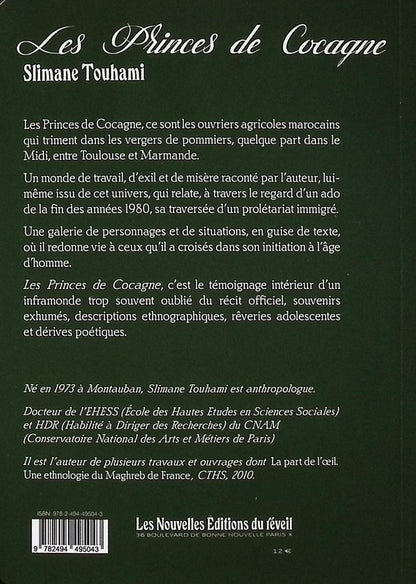 Back cover of Les Princes de Cocagne