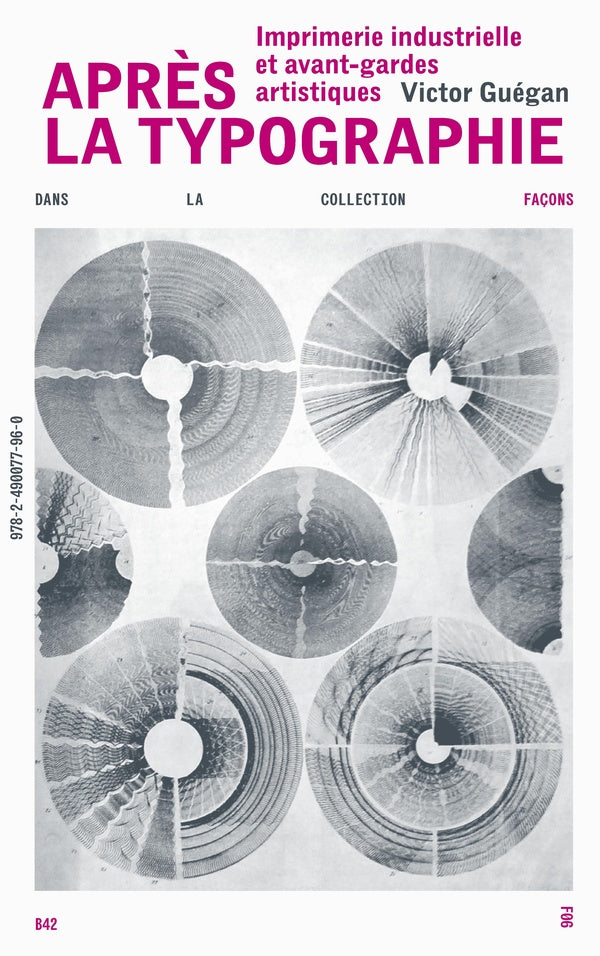 Front cover of Après la typographie : Imprimerie industrielle et avant-gardes artistiques