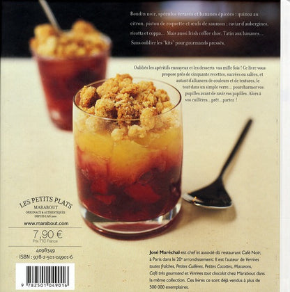 Back cover of Verrines ; apéros et gourmandises