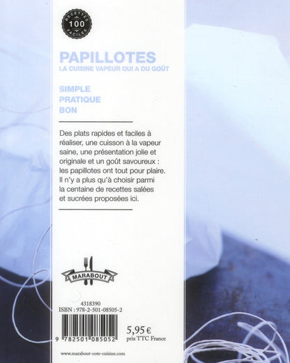 Back cover of Papillottes