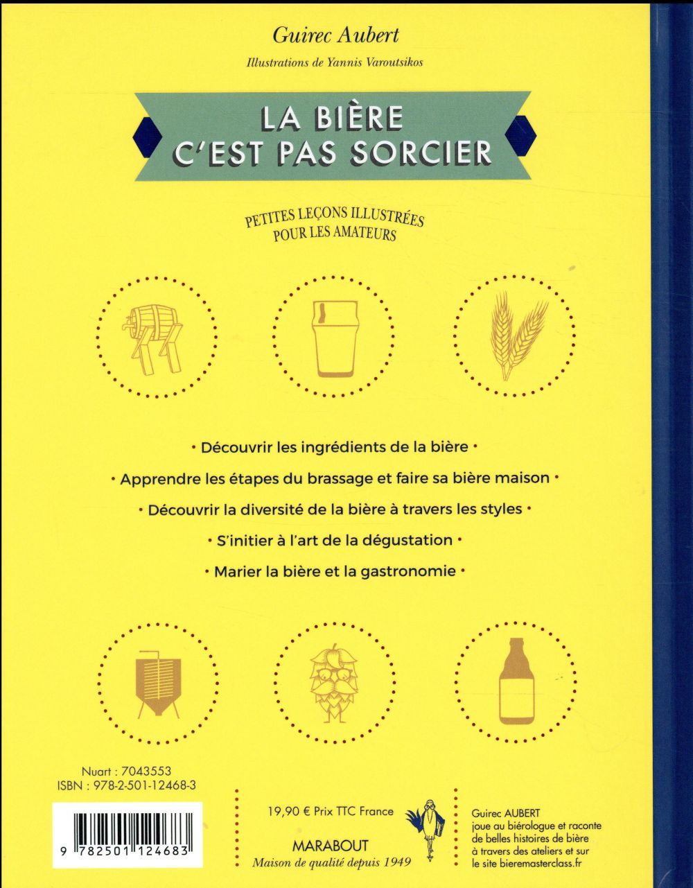 Back cover of La bière c'est pas sorcier