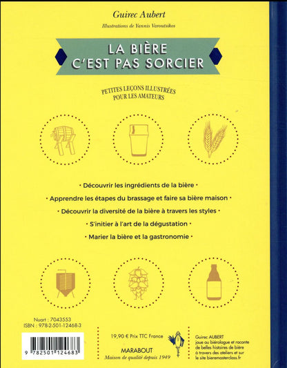 Back cover of La bière c'est pas sorcier