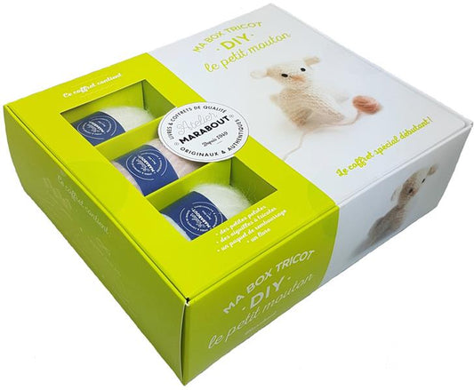 Front cover of Ma box tricot DIY ; le petit mouton