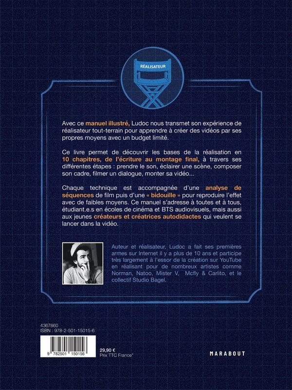 Back cover of Le manuel de survie du vidéaste ; les bidouilles de Ludoc