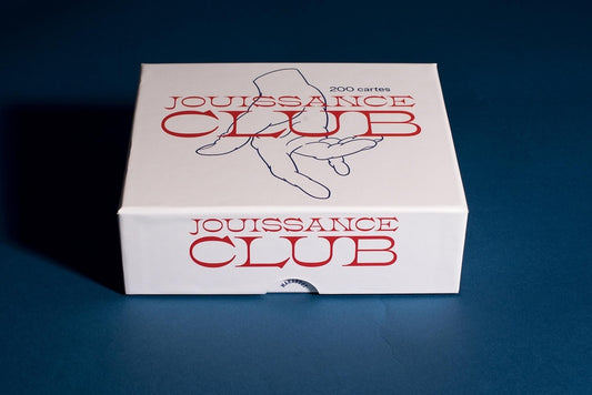 Front cover of Jouissance club : 200 cartes pour engager la discussion et passer à l'action !