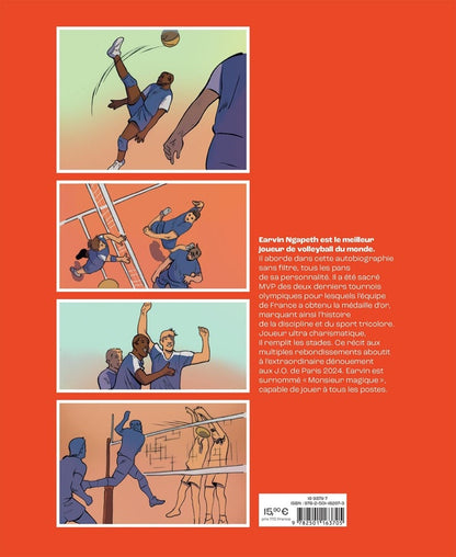 Back cover of Earvin N'gapeth : Monsieur Magique