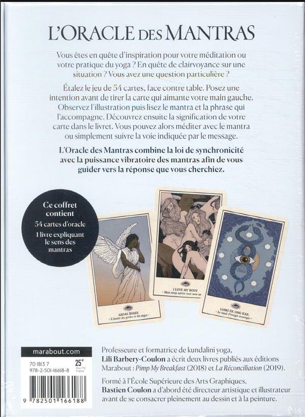Back cover of L'oracle des mantras
