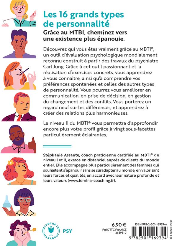 Back cover of Les 16 grands types de personnalité : utiliser le modèle MBTI pour révéler le meilleur de soi-même