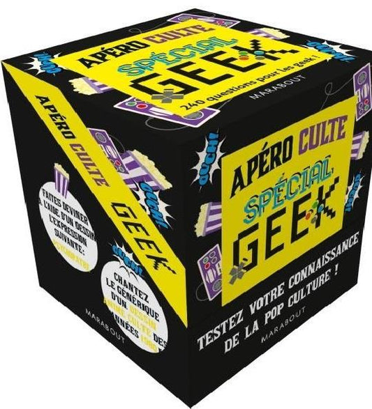 Front cover of Mini-boîte apéro culte : spécial geek