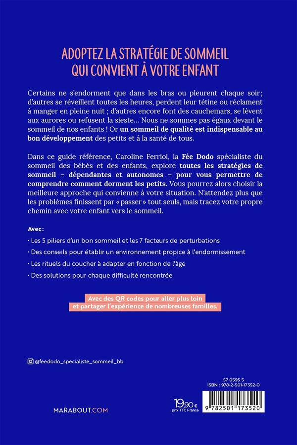 Back cover of Le grand guide du sommeil de mon bébé : pleurs, difficultés pour s'endormir, réveils nocturnes... comment retrouver des nuits paisibles