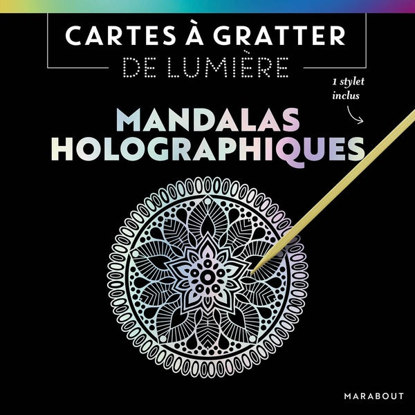 Front cover of Cartes à gratter de lumière : mangas holographiques