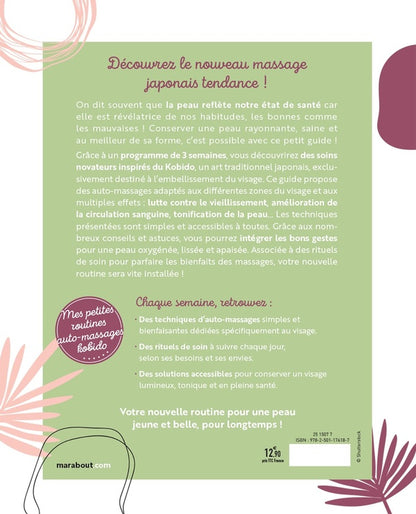 Back cover of Mes petites routines : auto-massages Kobido pour un visage lissé et revitalisé