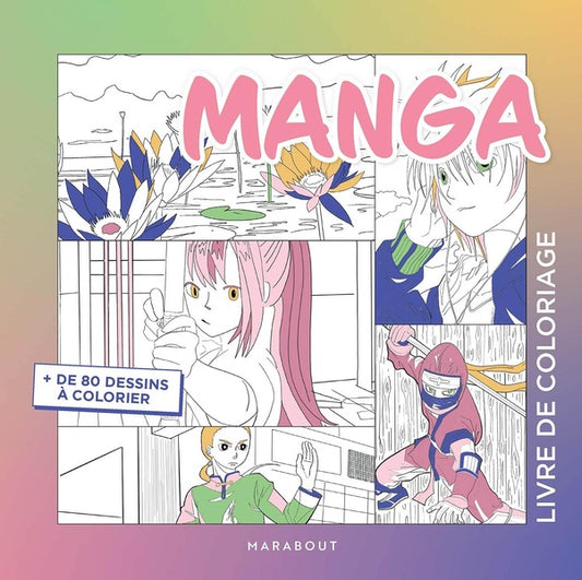 Front cover of Livre de coloriage manga