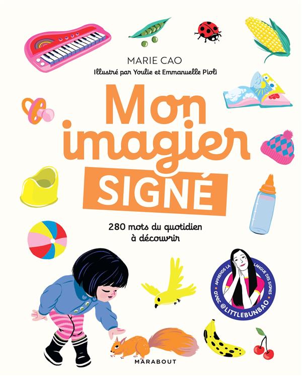 Front cover of Mon imagier signé : 280 mots du quotidien à découvrir