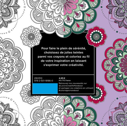 Back cover of Petit livre à colorier sérénité & créativité : Mandalas