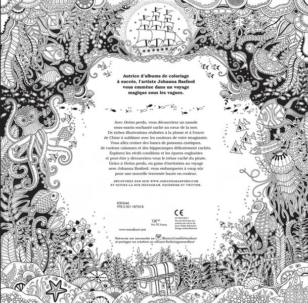 Back cover of Océan Perdu