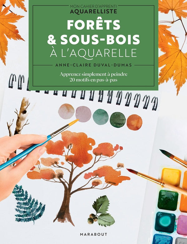 Front cover of Arbres & forêts à l'aquarelle