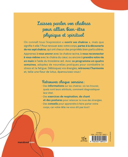 Back cover of Mes petites routines : Chakras pour faire le plein d'énergie