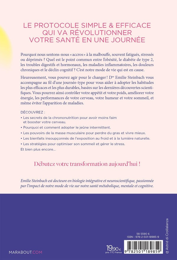 Back cover of Votre santé optimisée : Le protocole quotidien qui va changer votre vie
