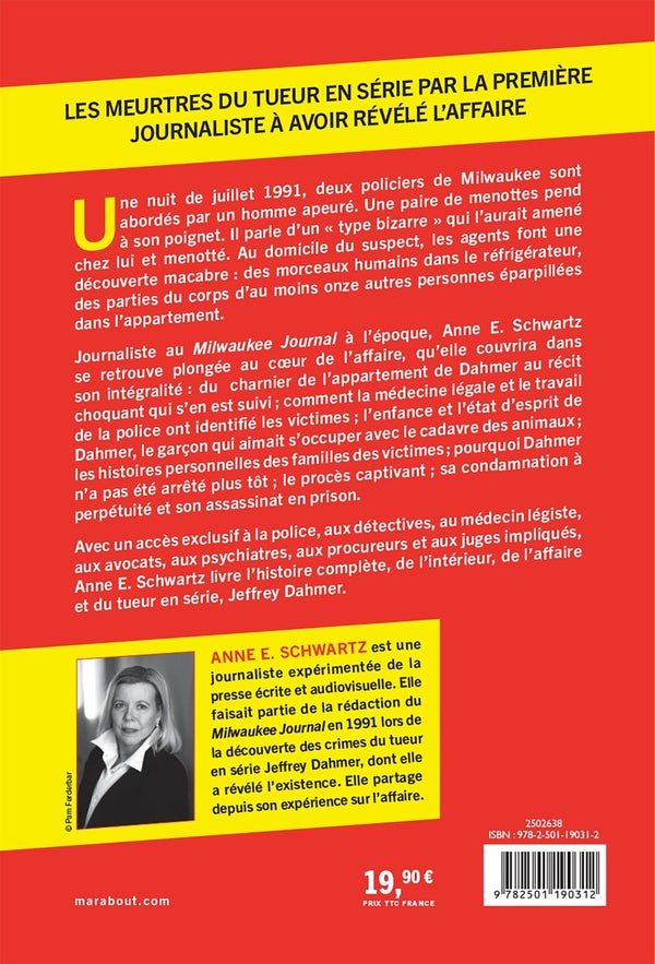 Back cover of Monster : L'histoire vraie du tueur en série Jeffrey Dahmer
