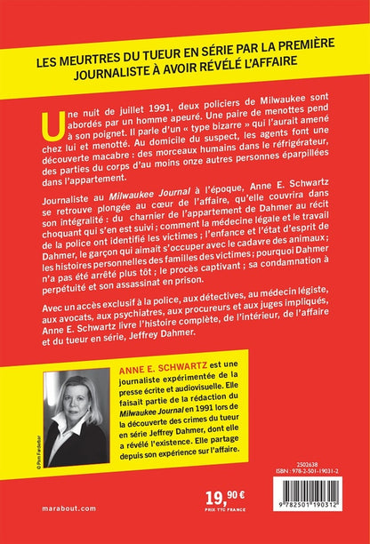 Back cover of Monster : L'histoire vraie du tueur en série Jeffrey Dahmer