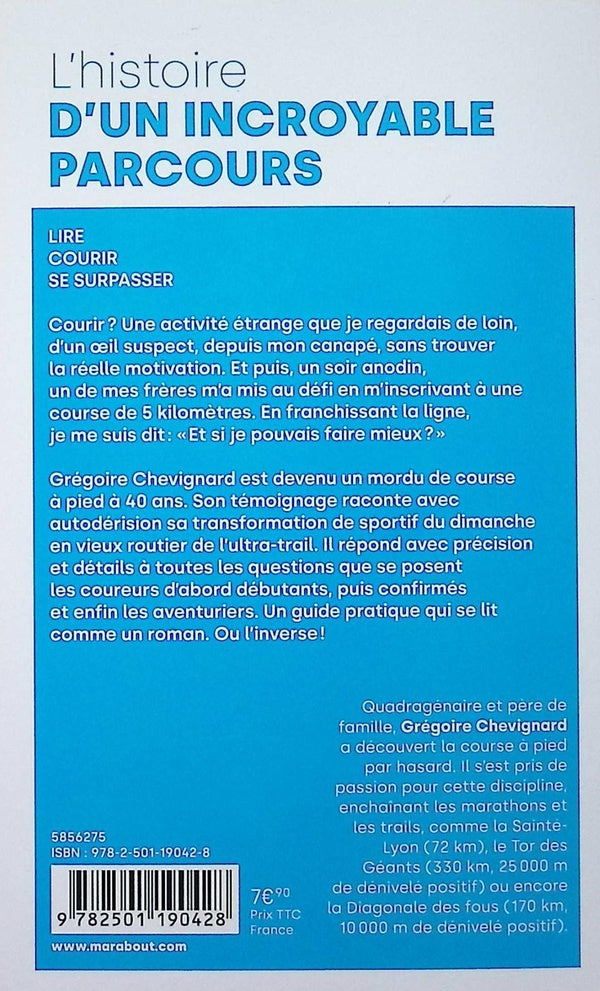 Back cover of De mon canapé à la course à pied la plus dure au monde