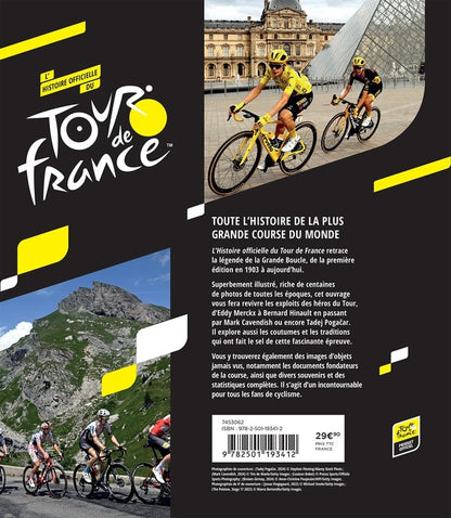 Back cover of L'histoire officielle du Tour de France                     (Édition augmentée)