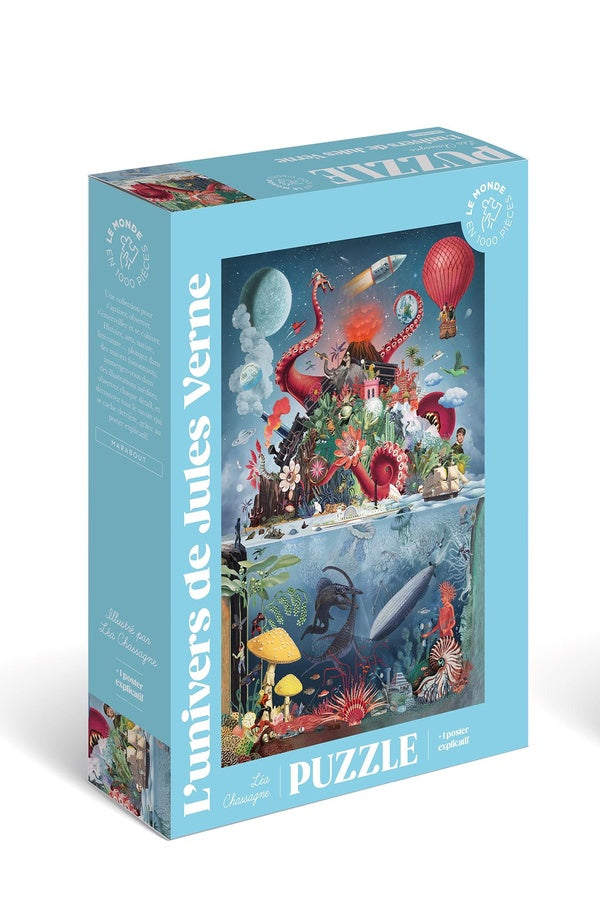 Front cover of Puzzle : L'univers de Jules Verne                     (1000 pièces)