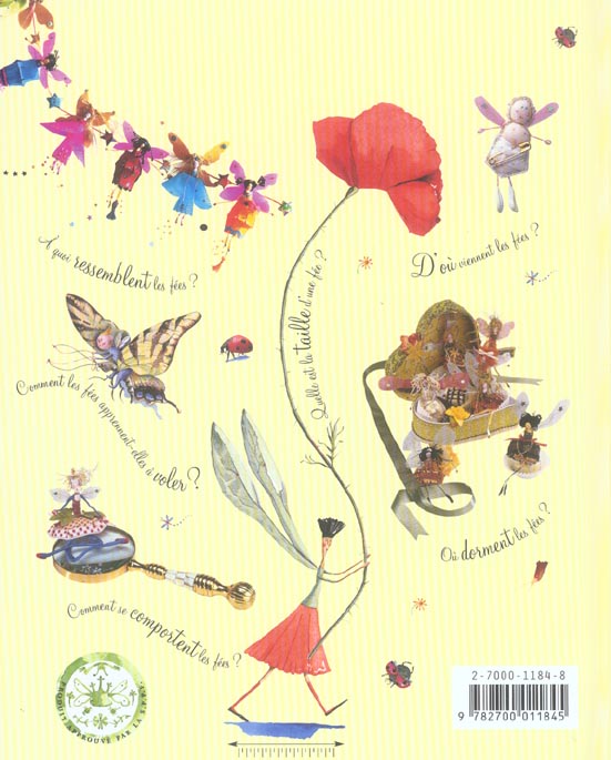 Back cover of Le carnet secret des fees ; au pays enchante