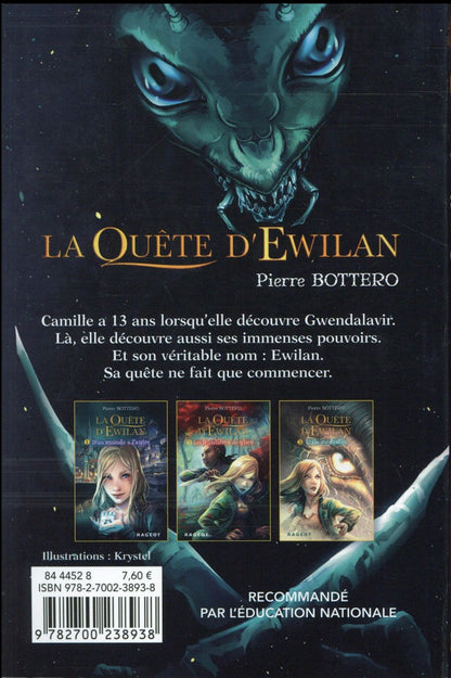 Back cover of La quête d'Ewilan Tome 1 : D'un monde à l'autre