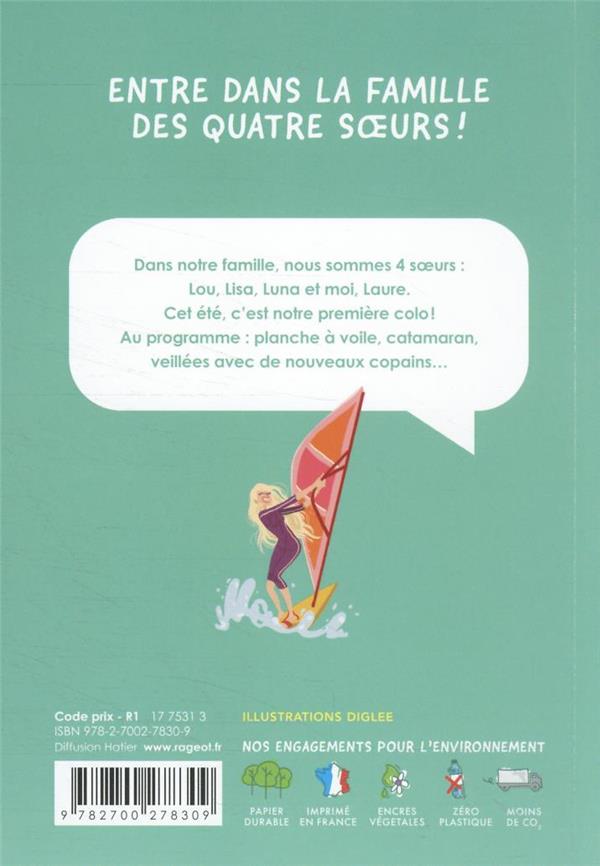 Back cover of Quatre soeurs en colo