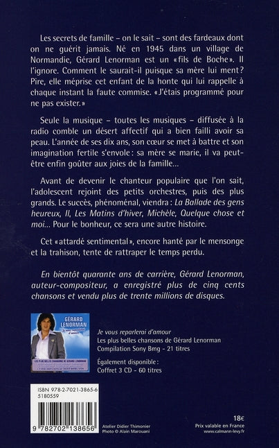 Back cover of Je suis né à vingt ans