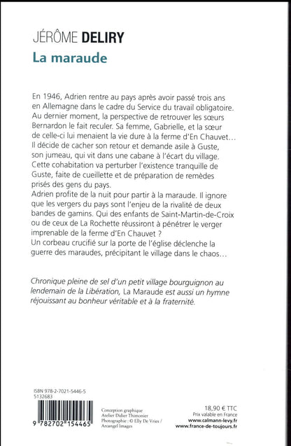 Back cover of La maraude                     (IMPRESSION A LA DEMANDE)