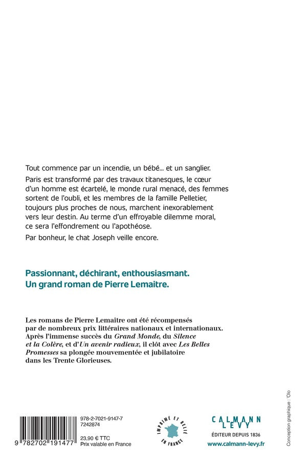 Back cover of Les Belles Promesses