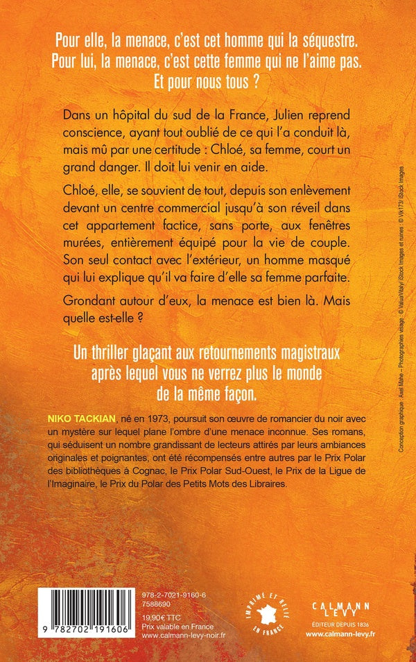 Back cover of La Menace