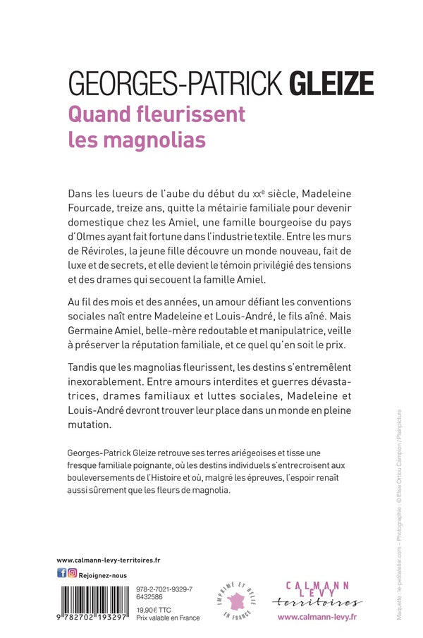 Back cover of Quand fleurissent les magnolias
